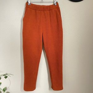 Orange Knit Pants